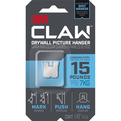 3M Claw™ Picture Hanger - 1 piece Hardware