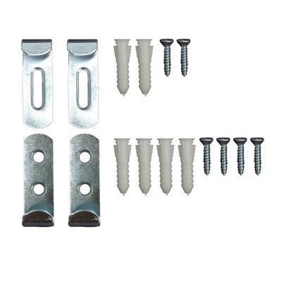 Everhang 11kg Low Profile Mirror Clip Set 4 pcs Hardware