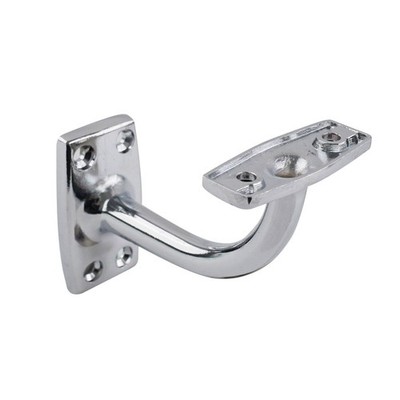 Carinya Chrome Flat Top Curved Handrail Bracket Hardware