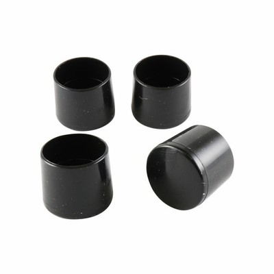 Surface Gard 19mm Black Round Plastic External Chair Tip 2 pcs Hardware