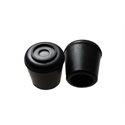 Surface Gard 32mm Black Round External Rubber Chair Tips 2 pcs Hardware