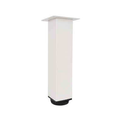 Adoored 50 x 230mm White Square Metal Furniture Leg Door Hardware