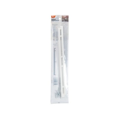 Taskmaster 295mm White Plastic Drawer Runner - 1 Pair - 295 x 9 x 7mm 4 pcs