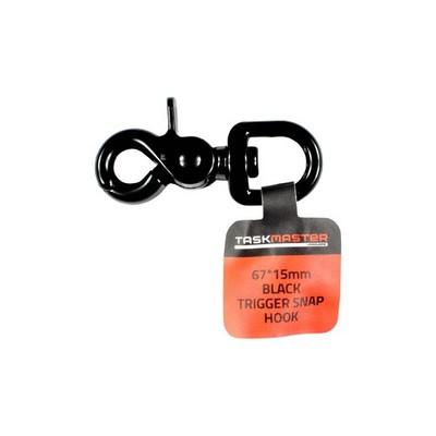 Taskmaster Black Trigger Swivel Snap Hook 5 pcs Hardware