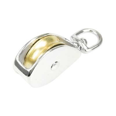 Pinnacle 50mm Nickel Plated Brass Pulley Hardware