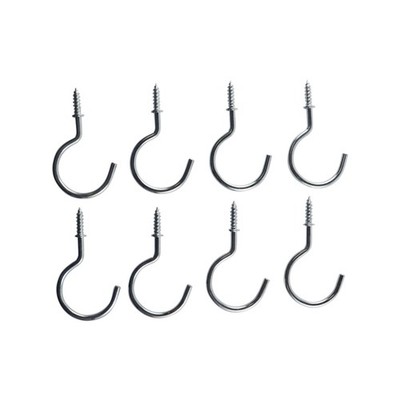 Everhang 28mm Zinc Plated Cup Hook - 8 pieces Hardware