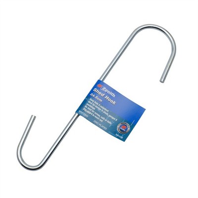 Zenith 24.5cm Zinc Plated Round Shed Hook 4 pcs Hardware