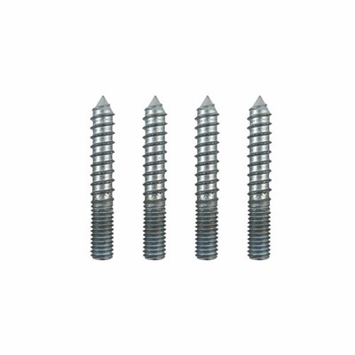 Adoored 3/8" Furniture Leg Stud 4 pcs Door Hardware