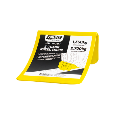 GRUNT E-Track Wheel Chock - Set of 1 Hardware