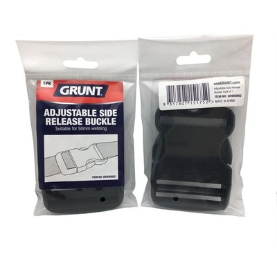 Grunt 50mm Adjust Release Webbing Single Buckle 5 pcs Hardware
