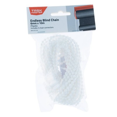 Taskmaster 10m x 6mm Plastic Endless Chain Hardware