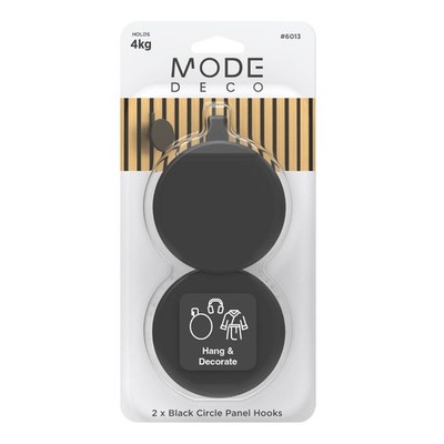 MODE Acoustic Panelling Robe Hooks - 2 pieces Hardware