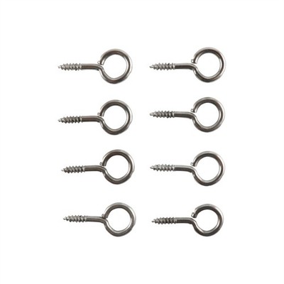 Everhang 7mm NP Screw Eye Hook 4 pcs Hardware