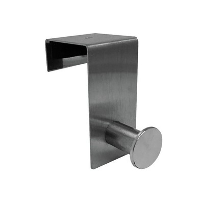 Adoored Satin Chrome Over-The-Door Deco Hook 2 pcs Door Hardware