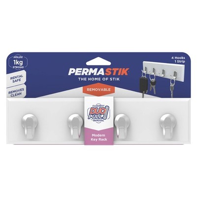 Permastik Removable Key Rack Hardware