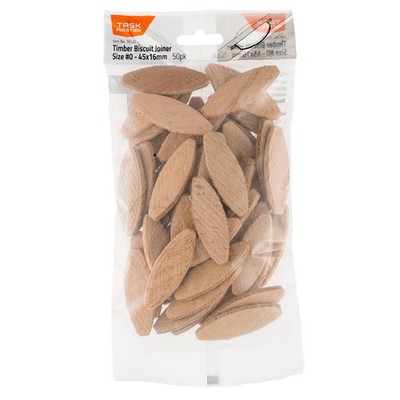 Taskmaster #0 45 x 16mm Biscuit Joiner - 50 pieces Hardware