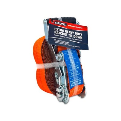 GRUNT 50mm x 8m Ratchet Tie Down Hardware