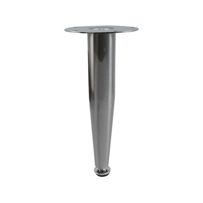 Adoored 230mm Brushed Nickel Tapered Metal Leg Furniture Door Hardware