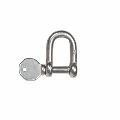 Taskmaster 6mm Stainless Steel Cap Pin D Shackle 2 pcs Hardware