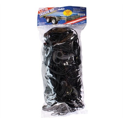 Lion 8 x 6ft Elastic Trailer Net With Hooks Hardware