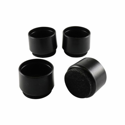 Surface Gard 22mm Round External Felt Based Chair Tips 4 pcs Hardware