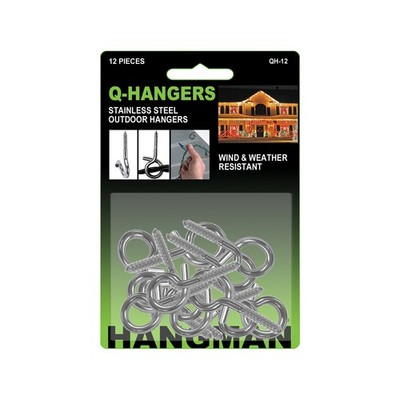 Hangman Q Picture Hangers - 12 pieces Hardware