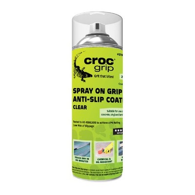 Croc Grip Spray On Clear Anti-Slip Coating Hardware