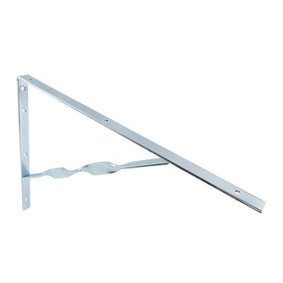 Carinya 500 x 400mm Zinc Heavy Duty Played Twisted Stay Bracket Hardware