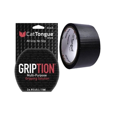 Cat Tongue 1.2m Black Non-Abrasive Grip Tape