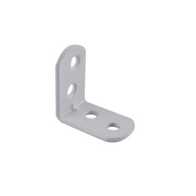 Carinya 30 x 30 x 17 x 1.8mm White Reinforcing Angle Bracket - 12 pieces