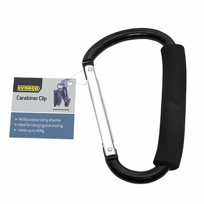 Syneco 10 x 16 x 1cm Aluminium Carabiner Clip Hardware