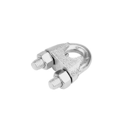 Pinnacle 3mm Galvanised Wire Rope Grips - 12 pieces Hardware