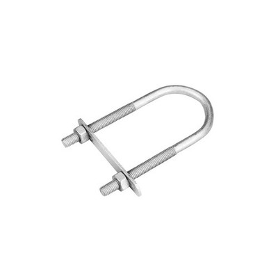 Pinnacle M8 x 108 x 44mm Galvanised U Bolt Double 2 pcs Hardware