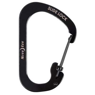 Nite Ize Black Carabiner Slide Lock Door Hardware