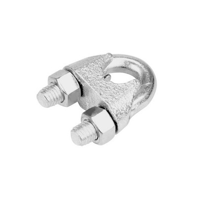 Pinnacle 6mm Galvanised Wire Rope Grip 2 pcs Hardware