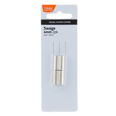 Taskmaster 4mm Copper Swage 2 pcs Hardware DIY