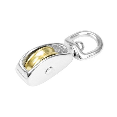 Pinnacle 32mm Nickel Plated Brass Pulley Hardware DIY