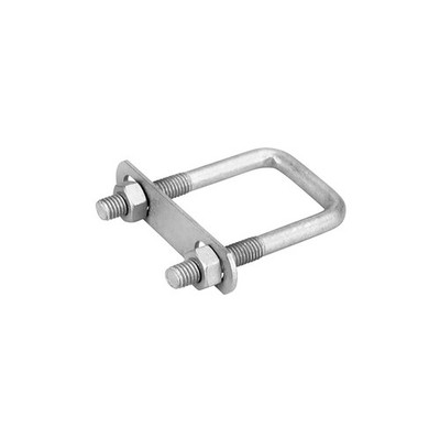 Pinnacle M6 x 52 x 26mm Galvanised U Bolt Square 2 pcs Hardware DIY