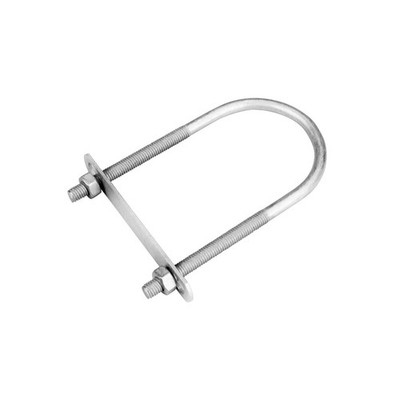 Pinnacle M8 x 130 x 64mm Galvanised U Bolt Double Hardware DIY