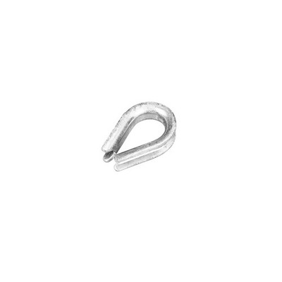 Pinnacle 10mm Galvanised Rope or Cable Thimble 2 pcs Car Wiring Adapter