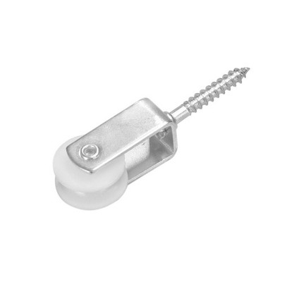Pinnacle 40mm Zinc Plated Nylon Fixed Pulley 2 pcs Hardware