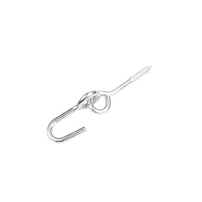 Galvanised Hammock Hook Screw Eye 2pcs Hardware