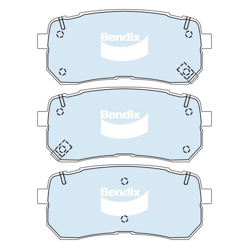 Bendix Brake Pads Set - 4WD/SUV - DB2447 4WD Brake Pads Brake Parts