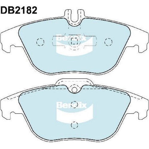Bendix Brake Pads Set - Euro+ Inc Wear Sensor - DB2182 EURO+ Auto Sensor