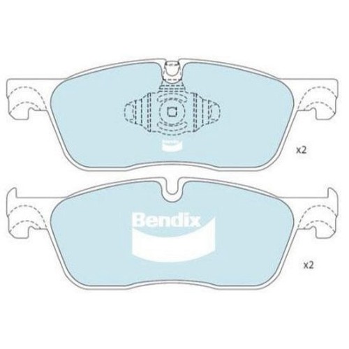 Bendix Brake Pads Set - Euro+ - DB2511 EURO+ Brake Pads Brake Parts