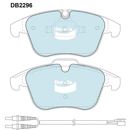 Bendix Brake Pads Set - Euro+ - DB2296 EURO+ Brake Pads Brake Parts