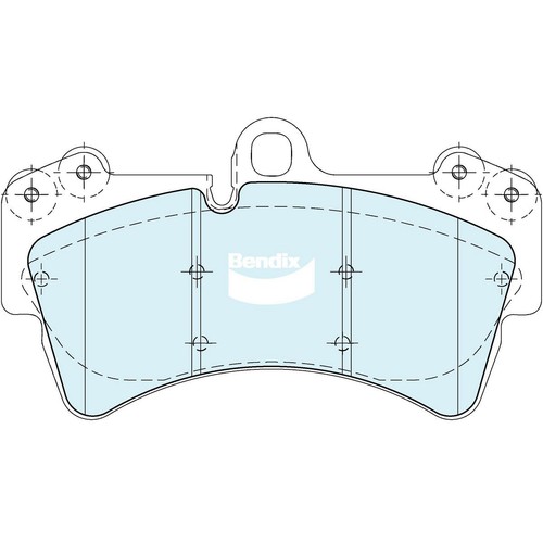 Bendix Brake Pads Set - Euro+ - DB2724 EURO+ Brake Pads Brake Parts