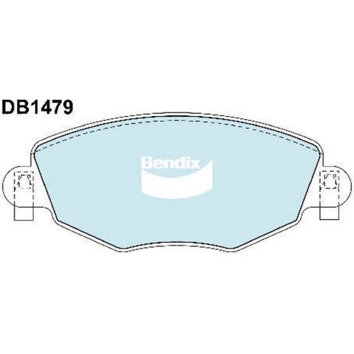 Bendix Brake Pads Set - Euro+ - DB1479 EURO+ Brake Pads Brake Parts