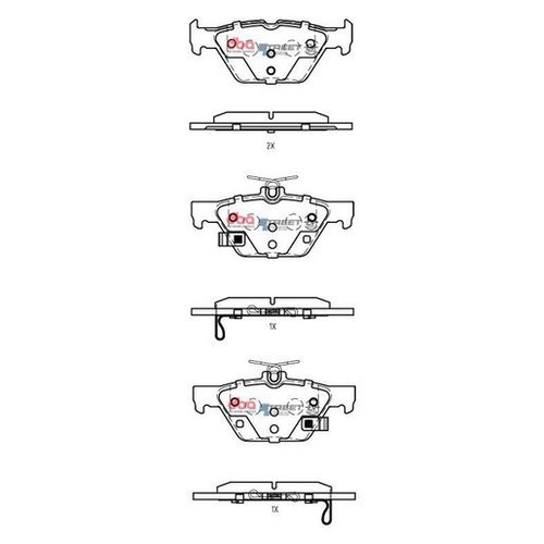 DBA Brake Pads Set - Street Series EV Hybrid - DB2398SSEV Brake Pads Brake Parts