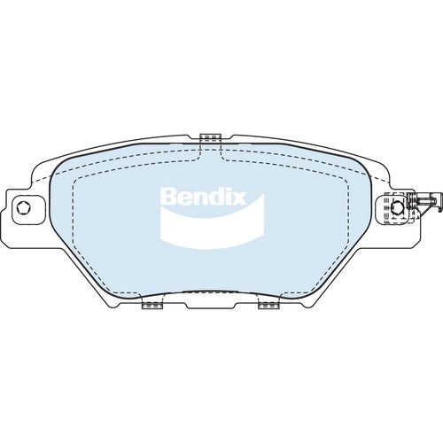 Bendix Brake Pads Set - General CT - DB2485 GCT Brake Pads Brake Parts